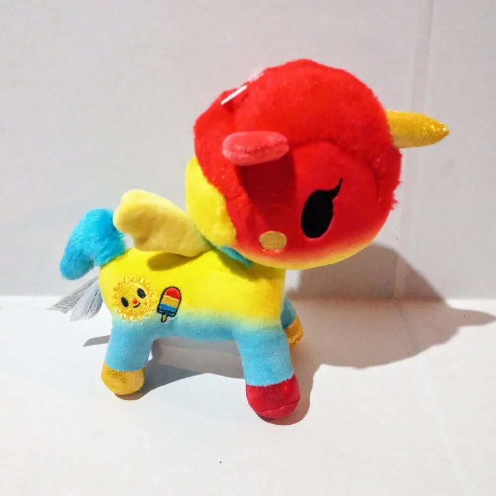 Tokidoki Plush Lot Of 2-Unicorno Summer-Mermicorno Neon Star Jelly-8 Inch-Aurora